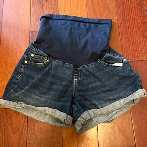 Maternity Denim Shorts